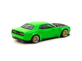LB WORKS Dodge Challenger SRT Hellcat (Green Metallic) - Tarmac Works - 1:64