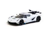 Koenigsegg Jesko Attack (White) with 1 card pack - Tarmac Works - 1:64