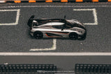 Koenigsegg One:1 (Silver) - Tarmac Works - 1:64 Modellauto 1/64