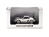 Porsche Cayman GT4 RS (GT Silver Metallic) - Minichamps x Tarmac Works - 1:64