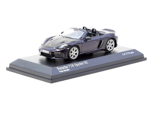 Porsche 718 Spyder RS (Viola Metallic) - Minichamps x Tarmac Works - 1:64