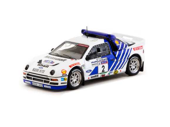 Ford RS200 Lombard RAC Rally 1986 S. Blomqvist/B. Berglund - Tarmac Works - 1:64