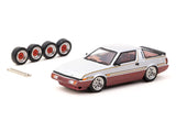 Mitsubishi Starion (Silver & Dark Red) - Tarmac Works - 1:64