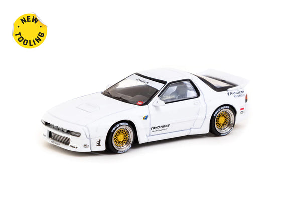 Pandem Mazda RX-7 FC3S (White) - Tarmac Works - 1:64