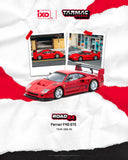 Ferrari F40 GTE (Red) - Tarmac Works - 1:64 Modellauto 1/64