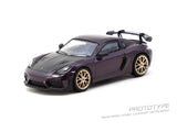 Porsche Cayman GT4 RS (Amethyst Metallic) - Tarmac Works - 1:64 Modellauto 1/64