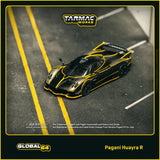 Pagani Huayra R (Matt Black/Silver) - Tarmac Works - 1:64