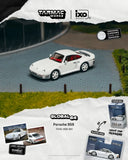 Porsche 959 (White) + Trading Cards Combo Set - Tarmac Works - 1:64 Modellauto 1/64