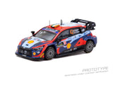 Hyundai i20 N Rally1 Hybrid Rally Sweden 2023 Craig Breen/James Fulton - Tarmac Works x IXO - 1:64 Modellauto 1/64