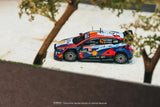 Hyundai i20 N Rally1 Hybrid Rally Sweden 2023 Craig Breen/James Fulton - Tarmac Works x IXO - 1:64 Modellauto 1/64