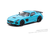 Mercedes SLS AMG Coupé Black Series (Baby Blue Mat) - Tarmac Works - 1:64 Modellauto 1/64