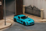 Mercedes SLS AMG Coupé Black Series (Baby Blue Mat) - Tarmac Works - 1:64 Modellauto 1/64