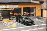 LB-KAIDO WORKS Nissan R32 Skyline (Schwarz) - Tarmac Works - 1:64 Modellauto 1/64