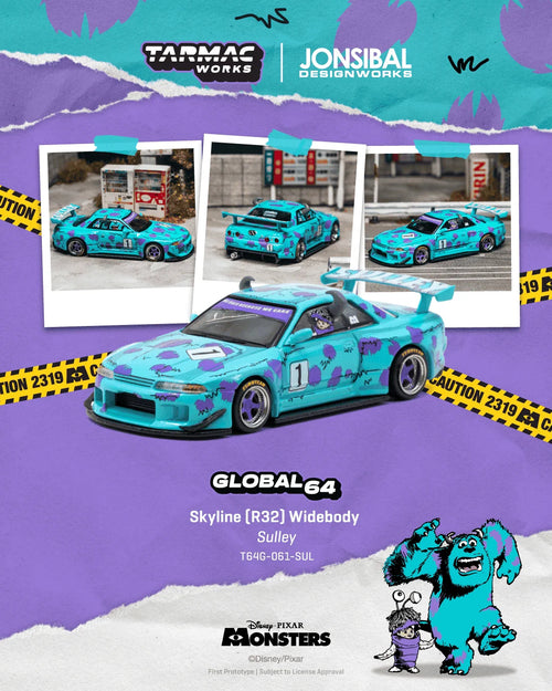 Nissan Skyline GT-R (R32) Widebody by Jon Sibal Sulley - Tarmac Works - 1:64 - Modelcars Passion