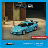 Porsche 911 GT3 (996) (Light Blue) - Tarmac Works x IXO - 1:64 Modellauto 1/64
