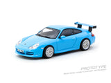 Porsche 911 GT3 (996) (Light Blue) - Tarmac Works x IXO - 1:64 Modellauto 1/64