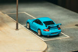 Porsche 911 GT3 (996) (Light Blue) - Tarmac Works x IXO - 1:64 Modellauto 1/64