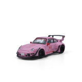 RWB 993 Hooters #98 (Matte Pink) - Model Model - 1:64 Modellauto 1/64