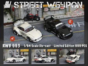 RWB 993 Army Girl (White) - Street Warrior - 1:64