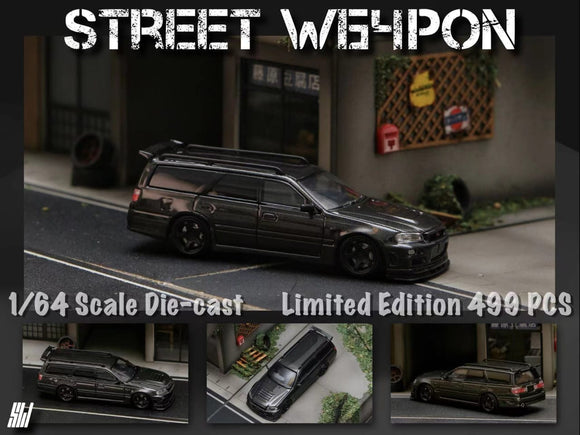 Nissan Stagea R34 (Carbon Fiber) - Street Warrior - 1:64