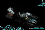 RWB 964 Silver-Fenix Art By Toshikazu Nozaka with Magnetic Air-Cooled Engine - MotorHelix - 1:64 Modellauto 1/64