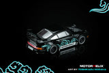 RWB 964 Silver-Fenix Art By Toshikazu Nozaka with Magnetic Air-Cooled Engine - MotorHelix - 1:64 Modellauto 1/64