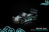 RWB 964 Silver-Fenix Art By Toshikazu Nozaka with Magnetic Air-Cooled Engine - MotorHelix - 1:64 Modellauto 1/64