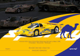 Porsche 962C 24h Le Mans 1988 Team Camel Brun Motorsport #4 - SPARK - 1:64