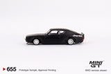 Nissan Skyline Kenmeri Liberty Walk (Matt Black) (RHD) - MINI GT - 1:64