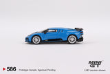 Bugatti Centodieci (LHD) (Blu Bugatti) - MINI GT - 1:64