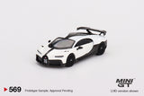 Bugatti Chiron Pur Sport (LHD) (White) - MINI GT - 1:64
