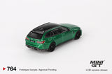 BMW M3 Competition Touring (LHD) (Isle of Man Green Metallic) - MINI GT - 1:64