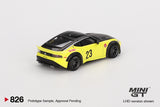 Nissan Z LB Nation Works (LHD) (Ikazuchi Yellow) - MINI GT - 1:64