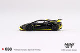 Lamborghini Huracán STO (LHD) (Nero Noctis) - MINI GT - 1:64