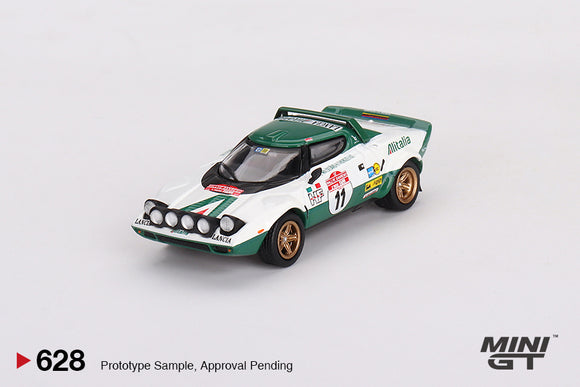 Lancia Stratos HF #11 1975 Rally Sanremo Winner - MINI GT - 1:64