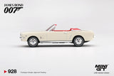 Ford Mustang Convertible 1964 James Bond “Goldfinger” - MINI GT - 1:64 Modellauto 1/64