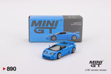 Bugatti EB110 Super Sport (LHD) (Blu Bugatti) - MINI GT - 1:64