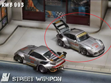 RWB 993 Heavenly Double Exhaust Track Livery - Street Weapon - 1:64 Modellauto 1/64