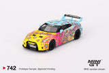 LB-Silhouette Works GT Nissan 35GT-RR Version 1 LBWK Kuma (LHD) - MINI GT - 1:64