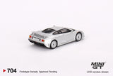Bugatti EB110 GT (LHD) (Grigio Chiaro) - MINI GT - 1:64