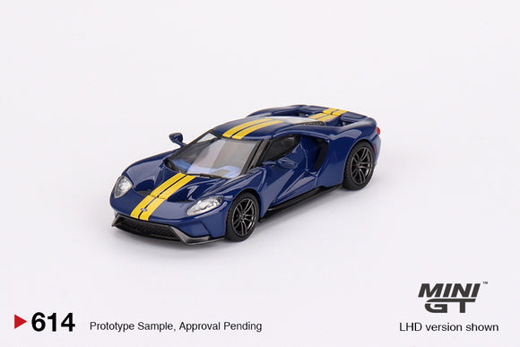 Ford GT (LHD) (Sunoco Blue) - MINI GT - 1:64