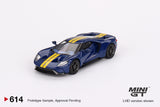 Ford GT (LHD) (Sunoco Blue) - MINI GT - 1:64