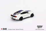Ford Mustang GT LB-Works (LHD) (White) - MINI GT - 1:64