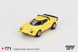 Lancia Stratos HF Stradale (LHD) (Giallo Fly) - MINI GT - 1:64