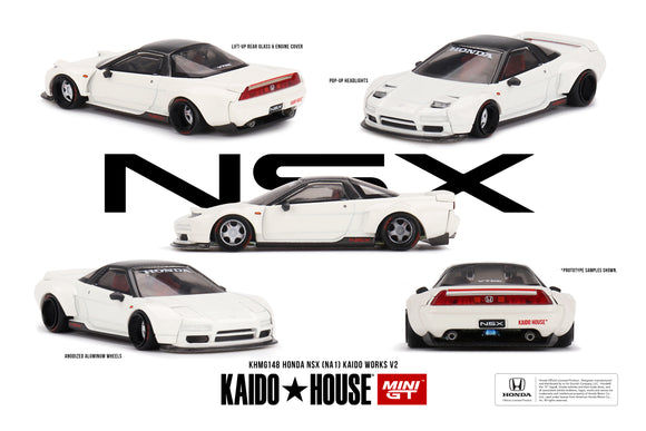Honda NSX (NA1) Kaido Works V2 - MINI GT - 1:64