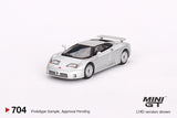 Bugatti EB110 GT (LHD) (Grigio Chiaro) - MINI GT - 1:64
