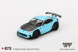Toyota GR86 LB Nation (RHD) (Baby Blue) - MINI GT - 1:64