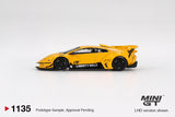 LB-Silhouette WORKS Lamborghini Murcielago GT EVO (LHD) (Yellow) - MINI GT - 1:64 Modellauto 1/64