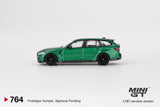 BMW M3 Competition Touring (LHD) (Isle of Man Green Metallic) - MINI GT - 1:64