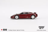 Bugatti EB110 GT (LHD) (Dark Red Metallic) - MINI GT - 1:64